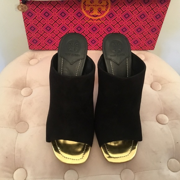 Tory Burch Ellis Suede Mule brand new in the box - Picture 2 of 6